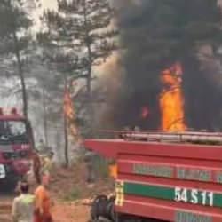 İtfaiyecilerin ölüm kalım savaşı: Alevlerin arasında kaldılar! 'Geri çık, yanacağız'