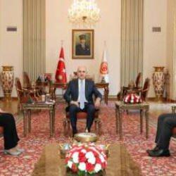 Meclis Başkanı Kurtulmuş, DEM Parti heyetini kabul etti