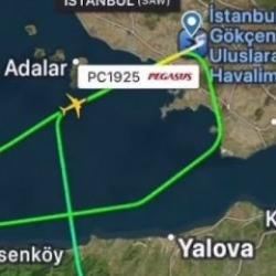 Sabiha G&ouml;k&ccedil;en Havalimanı'nda pistte tavşan alarmı