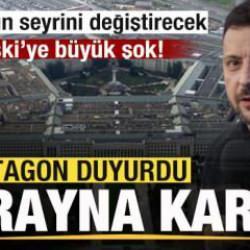 ABD'den son dakika Ukrayna kararı! Savaşın seyrini değiştirecek! Zelenski'ye büyük şok!