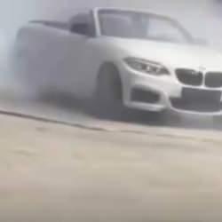 Cadde ortasında drift atan sürücüye 46 bin TL ceza