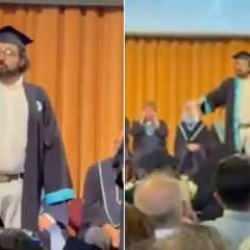 CHP’li Doruk Dörücü, Boğaziçi Üniversitesi mezuniyet töreninde diplomasını yırttı