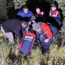 Kaybolan zihinsel engelli kadın, termal dron yardımıyla bulundu