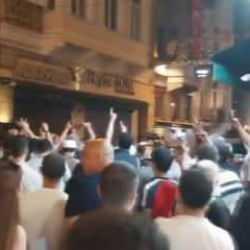 Leman dergisi önünde protesto yapıldı
