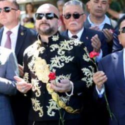 Tarihi mücadeleler öncesinde ağa karşılaması yapıldı!