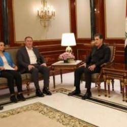 Barzani, DEM Parti heyetini kabul etti