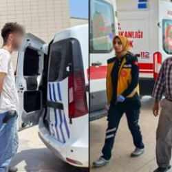 &ldquo;Beni Serinletmedi&rdquo; diyerek saldırdı! Dedesi yaşındaki adamı hastanelik etti