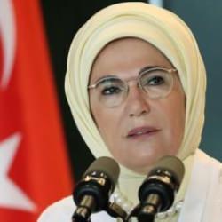 Emine Erdoğan'dan şehitler için taziye mesajı