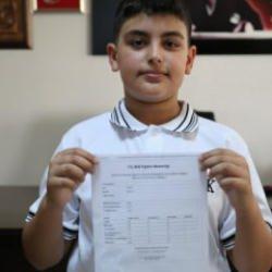 LGS birincisi Yiğit'in yerli ve milli vurgusu dikkat çekti