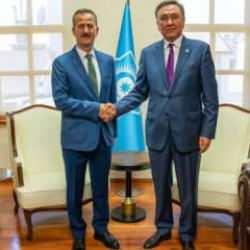 SSB Başkanı Görgün, TDT Genel Sekreteri Omuralıev ile görüştü!