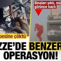Gazze'de benzersiz operasyon! Terlikle İsrail askerinin ensesine çöktü