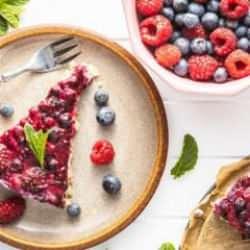 Hem hafif hem lezzetli: Orman Meyveli Cheesecake