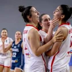 Kız Milli Basketbol Takımı, Avrupa Şampiyonası'nı üçüncü tamamladı