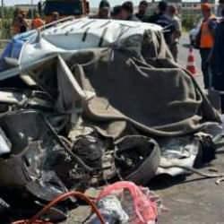 Korkun&ccedil; kaza: Baba ile kızı hayatını kaybetti