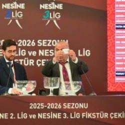 Nesine 2. ve Nesine 3. Lig'in yeni sezon fikstürü Ankara'da çekildi