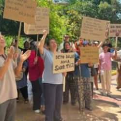 İzmir'de su eylemi! Çile bir aydır devam ediyor...
