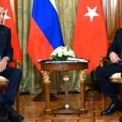Cumhurbaşkanı Erdoğan, Putin ile görüştü