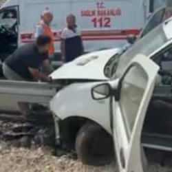 Osmaniye'de korkunç kaza! Bariyere ok gibi saplandı: 2 ölü