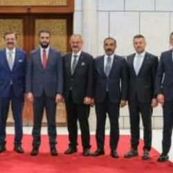 TOBB Başkanı Hisarcıklıoğlu, Suriye Cumhurbaşkanı Şara ile bir araya geldi