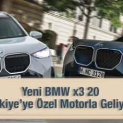 Türkiye’ye özel üretilen yeni BMW X3 20 satışa sunuldu: ÖTV avantajlı, zengin donanımlı!
