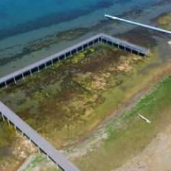 İznik Gölü alarm veriyor: En büyük iskele karaya oturdu! İşte vahim görüntüler...