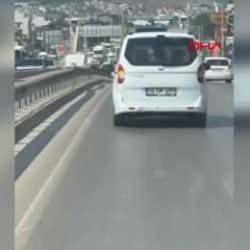 Yine bir trafik magandası ambulansa yol vermedi