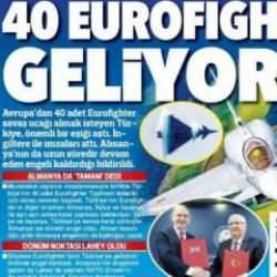 40 Eurofighter savaş u&ccedil;ağı geliyor! Engel kalmadı - Gazete manşetleri