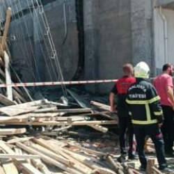 Beton dökme sırasında dehşeti yaşadılar! İnşaat çöktü, 7 kişi yaralandı