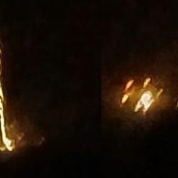 Bilecik semalarında gizemli ışık