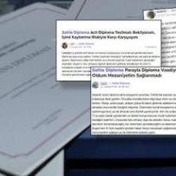 Böyle pişkinlik görülmedi! Sahte diploma sipariş ettiler, gelmeyince şikayet ettiler!