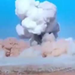 Türkiye, GAZAP bombasını ilk kez tanıttı! Atom bombasını anımsatan patlama