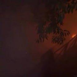 Bursa’da çalılık alana havai fişek atan şüpheliler yangın çıkardı