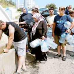 Tekirdağ'da bidonla su taşıma dönemi