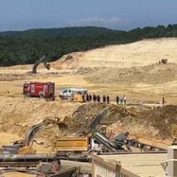 Çatalca'da kum ocağında göçük! Çok sayıda ekip sevk edildi