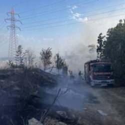 Esenyurt’ta otluk alanda çıkan yangın kısa sürede söndürüldü