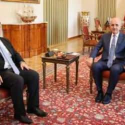 Numan Kurtulmuş, AB Türkiye Delegasyon Başkanı Ossowski'yi kabul etti