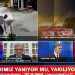 T&uuml;rkiye&rsquo;nin ciğerleri yanarken yine aynı provokasyon: Canlı yayında rezil oldular