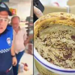 Zabıtaya saldıran esnaf tutuklandı, iş yerinden şoke eden görüntüler: 418 kilo bozuk ürün!