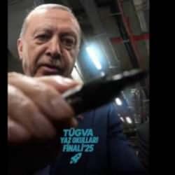 Cumhurbaşkanı Erdoğan, gençlik akımına katıldı