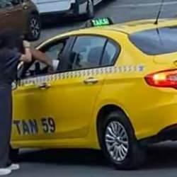 Esenyurt’ta taksici, tek yumrukla bir kadını bayıltıp kaçtı