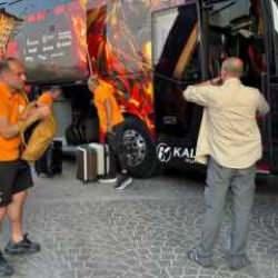 Galatasaray, ligin ilk maçı için Gaziantep'te