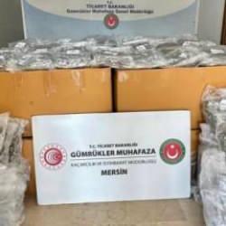 Mersin Limanı'nda konteynerde 587 kilo esrar ele geçirildi