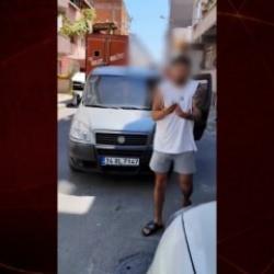 Şehir eşkıyaları pes dedirtti! Sürücüyü "Seni patlatırım" diye tehdit ettiler...