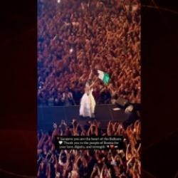 Slovenyalı şarkıcı Senidah Gazze'deki soykırıma sessiz kalmadı: 