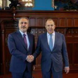 SON DAKİKA: Bakan Fidan, Rus mevkidaşı Lavrov ile görüştü