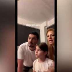 Deprem bildirimi 30 saniye &ouml;nce geldi! Yemek masasındaki panik anları!