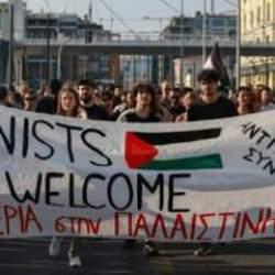 Yunanistan'da İsrail protestoları! Ülke resmen ayağa kalktı