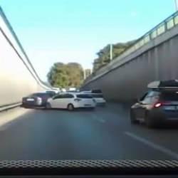 Alkollü sürücü trafiği böyle birbirine kattı