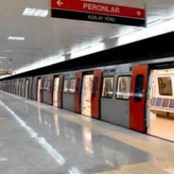 Ankara'da bazı metro istasyonları geçici olarak hizmete kapatıldı