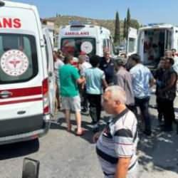 Aydın'da tur minibüsü devrildi: 7 turist yaralandı